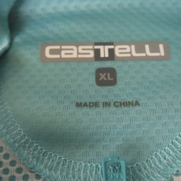 Castelli Men's Bagarre Jersey - 2022 Celeste/Savile Blue XL - Picture 6 of 7